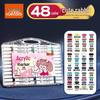True Color Soft Tip Acrylic Marker Pens - Non-Bleeding, Stackable, Hand-Painted Graffiti & Watercolor Art Pens for Students