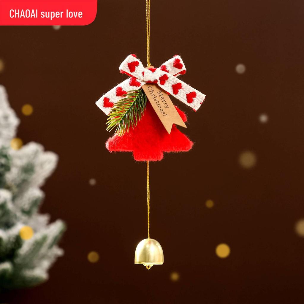 2026 Christmas Bell Wreath Ornaments - Festive Tree Decorations & Hanging Accessories
