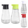 Glass Oil Vinegar Dispenser with No-Drip Pour Spout 150ml Clear Oil Sprayer for Soy Sauce Cooking Oil Easy-Fill Wide Mouth Kitchen Tool for Salads