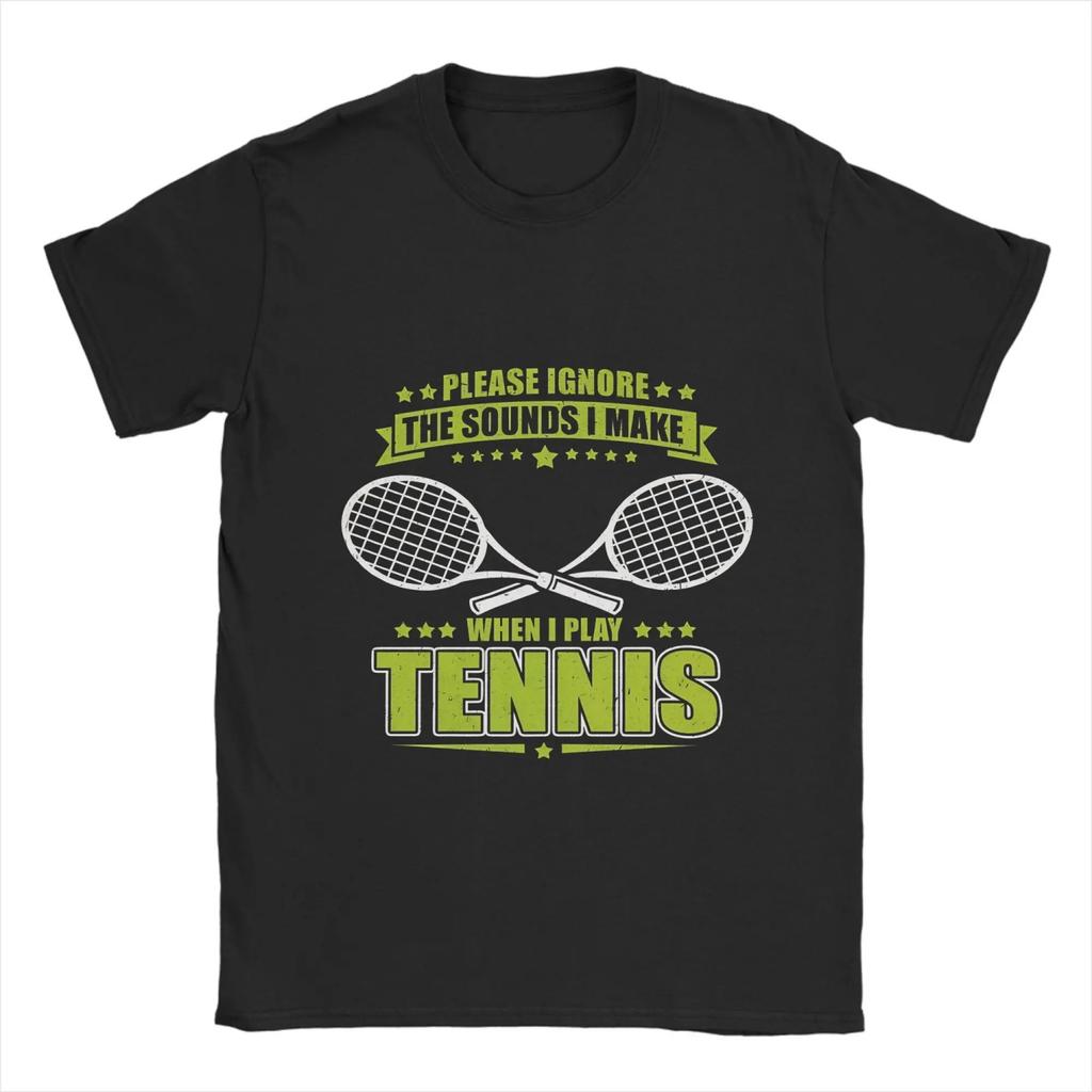 Men T-Shirt Why I Lose At Padel Tennis Funny Excuses Fashion Cotton Tee Shirt Short Sleeve T Shirts Crew Neck Clothing Unique