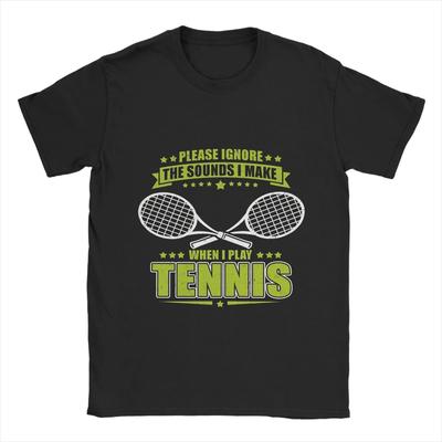 Men T-Shirt Why I Lose At Padel Tennis Funny Excuses  Fashion Cotton Tee Shirt Short Sleeve  T Shirts Crew Neck Clothing Unique
