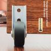 4Pcs Solid Fixed Caster Wheels Wear Resistant Movable Directional Rollers for Warehouse Trolleys Storage Shelves Household Furniture