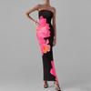 New Spring Women's Clothing Elegant Hip-shoulder Printed Dress for Women