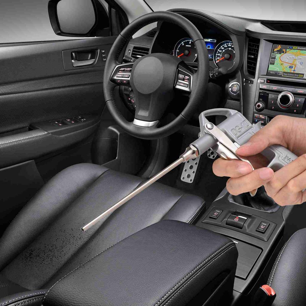 Mini Air Blow Gun Pneumatic Dust Blower Gun Air Spray Gun Dust Cleaning Air Blower with 2 Replacement Nozzle for