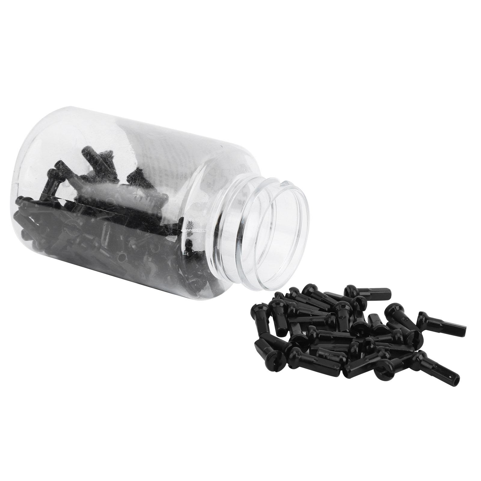 

GUB 100 шт. Колпачки для спиц велосипеда из алюминиевого сплава, крышки для спиц, ниппели, аксессуар для велоспорта, черный чёрный