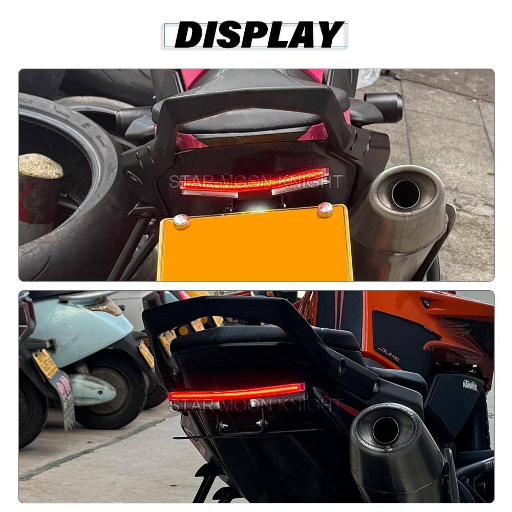 Motorcycle License Plate Holder Rear Short Tail Tidy License Bracket with LED Light For 790 DUKE 890duke Duke 790 890 2018-2025