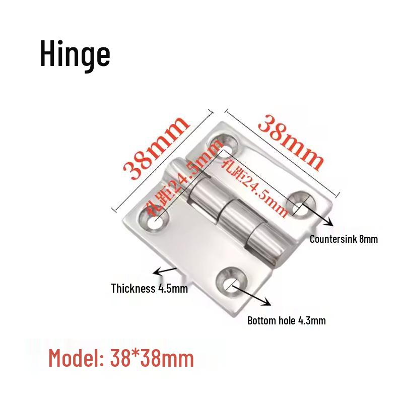 Stainless Steel 316 Hinge: Control Cabinet, Yacht Deck, RV Folding