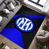 Inter Milan Emblem Dynamic Background Carpet Printing Living Room and Bedroom Mats Dormitory Decoration Protective Pad Art