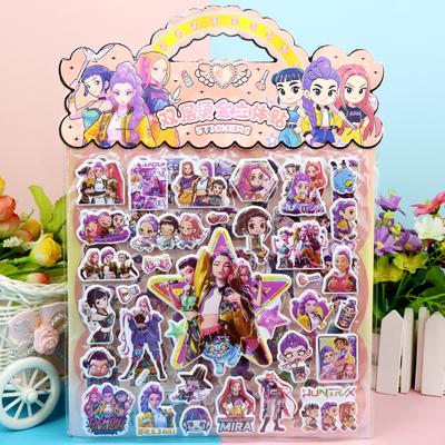 Neue Kinder 3D Cartoon Aufkleber Rumi Mira Dämonenjäger Kreatives DIY Doppellagig Kinder Dekorative Spielzeuge