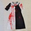Women Horror Joker Cosplay Movie Terrifierr Black White  Bodysuit The Killer Clown Dress For Carnival Female Halloween Costumes