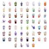 60pcs Waterproof Pearl Milk Tea Graffiti Stickers for Suitcases, Teacups, Vases, and Notebooks
