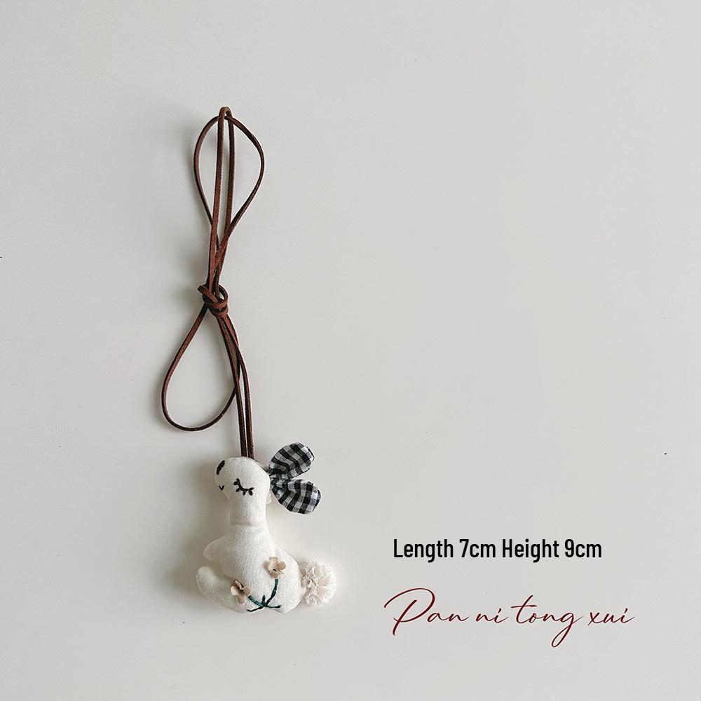 

Дитяче миле намисто з підвіскою у вигляді тваринок - Мультяшний кролик та ведмедик