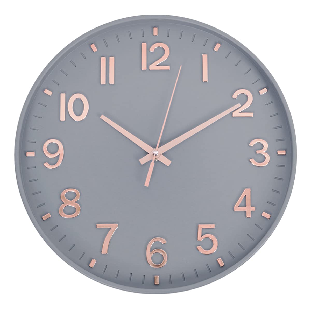 

Nordic Silent Wall Clock Gray-3