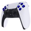 eXtremeRate Replacement for PS5 Controller Share Optional Face Chrome Full Button Set for PlayStation 5 Controller Not D-Pad (BDM-010 & 020), R1, L1,