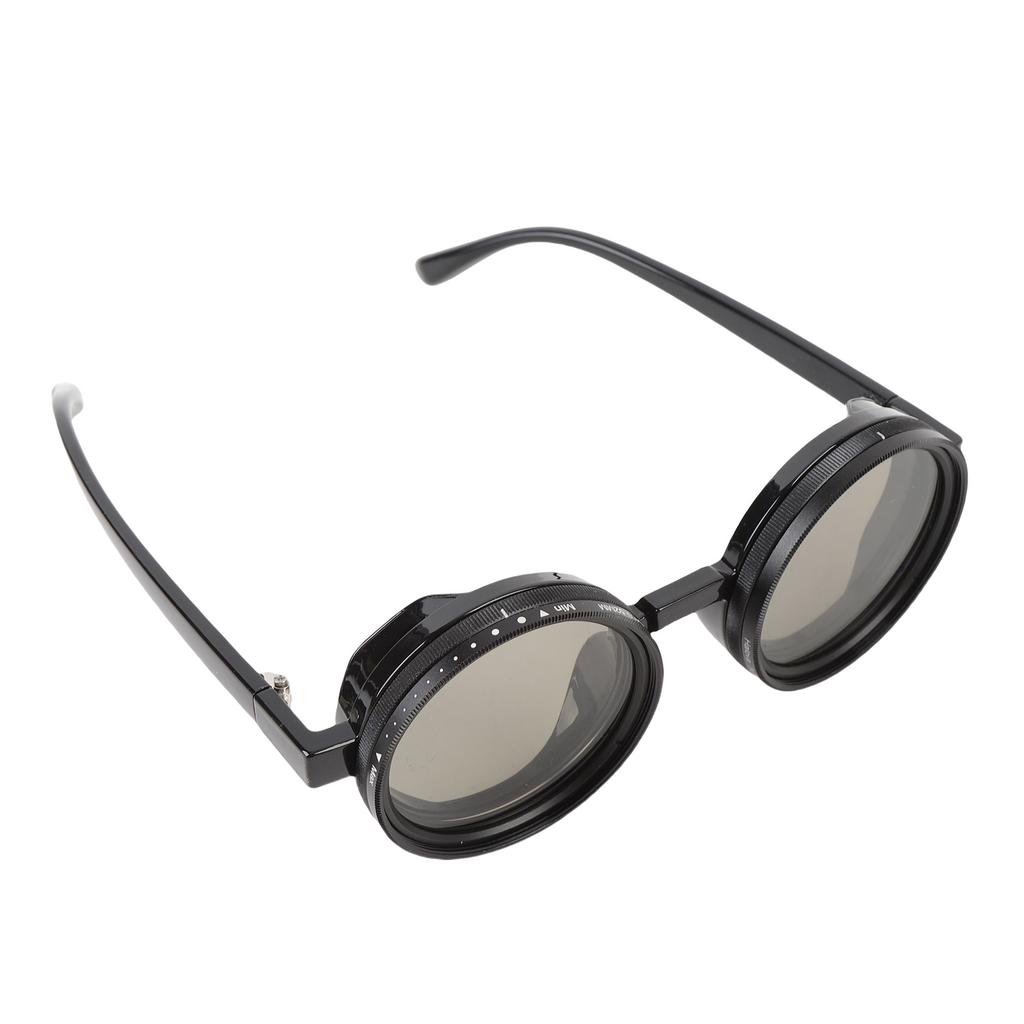 Adjustable Tint Sunglasses ND2 400 Filter 52MM Round Polarized Fishing Sunglasses for Men Women Outdoor Exploration