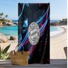 Asciugamano da Spiaggia Stampato Bayern Monaco Asciugamano Morbido ad Asciugatura Rapida Coperta da Spiaggia Rettangolare Grande Portatile per Viaggi Piscina