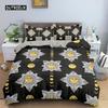 Sun and Moon Duvet Cover Set Tarot Pattern Bedding Set King Size for Bedroom Microfiber Comforter Cover Set for Kids Adults Gift