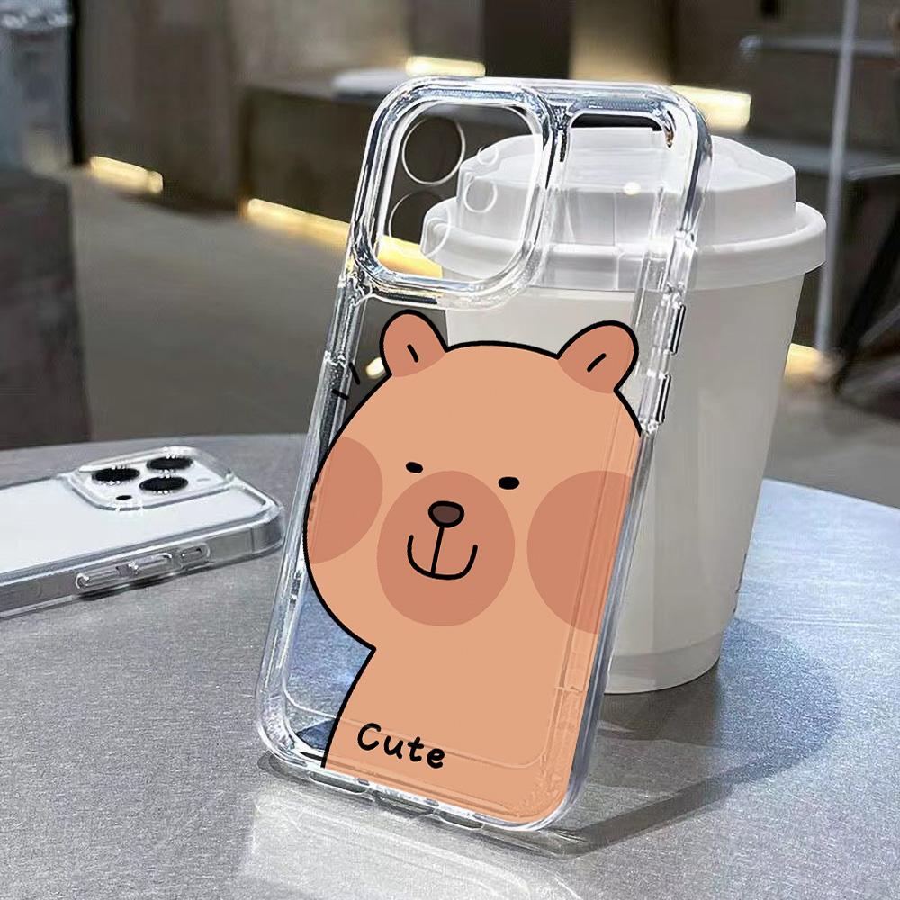 Cat Silicone Case For Samsung A15 5G A55 A54 A53 A52s A34 A35 A33 A32 A73 A14 A13 A12 A72 A24 A25 A23 A22 A71 A51 A05s Funda