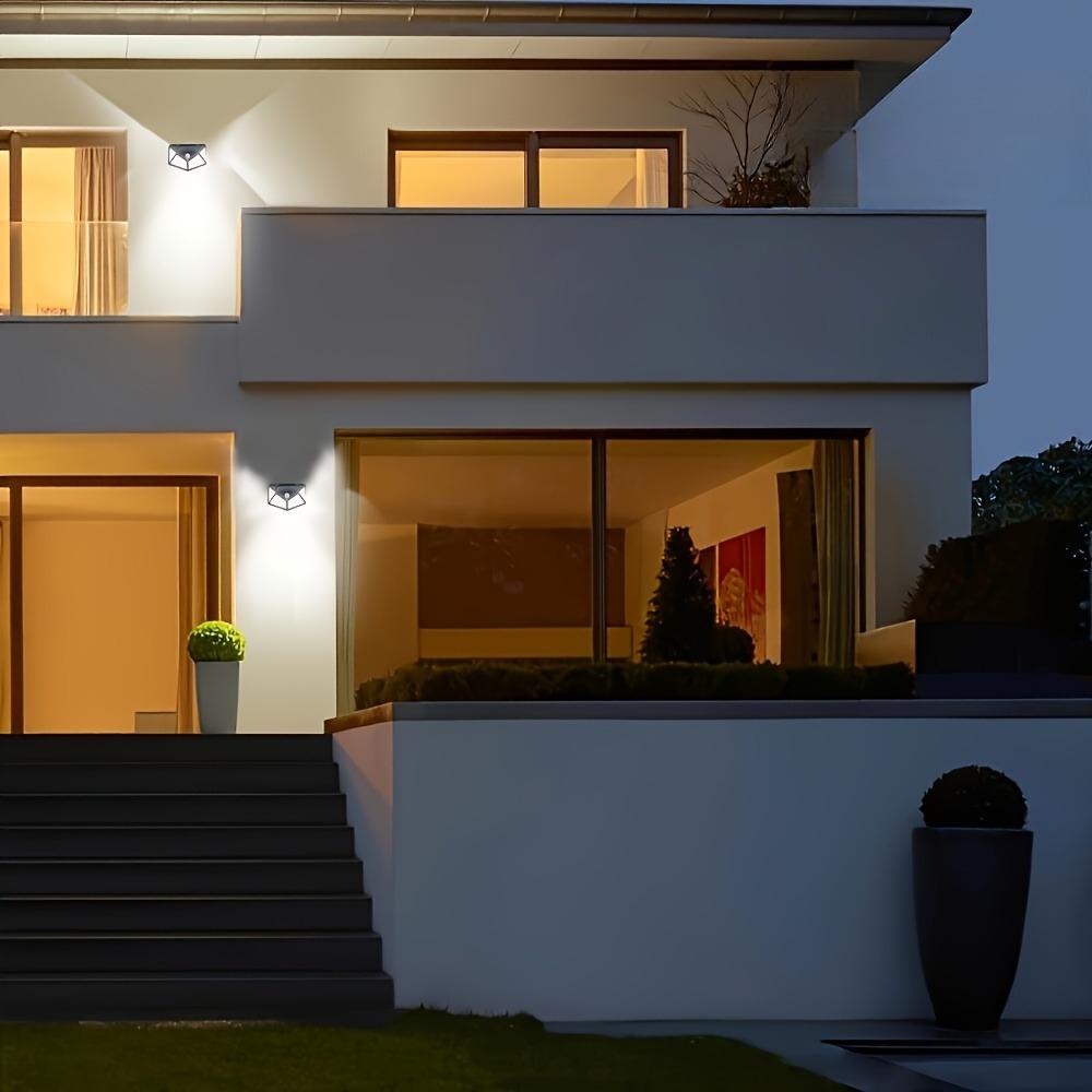 Intelligent Outdoor Solar Wall Light Induction Wall Light,100LED Floodlight,suitable for Porch,courtyard,terrace,garage,garden,energy-saving Lighting