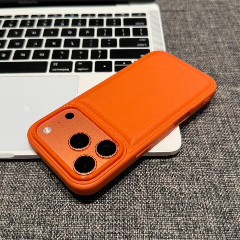 

Luxury Leather Texture Candy Bumper Case for iPhone 17 16 15 14 13 12 11 Pro Max Plus X XS XR 17Pro 16Pro Shockproof Armor Cover iPhone17
