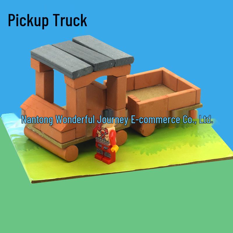 Little Bricklayer DIY Cement House Building Blocks - Educational Toy for Children