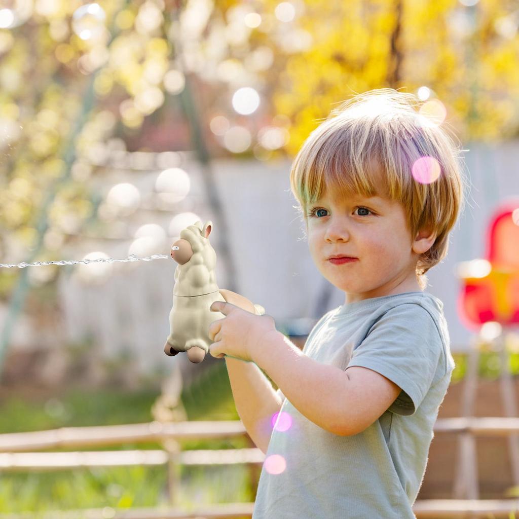 Water Squirter Cute Alpaca Squirter Water Toys Creative Alpaca Spray Water Gun Toys Water Playing Summer Pool Toys Watergun Toy