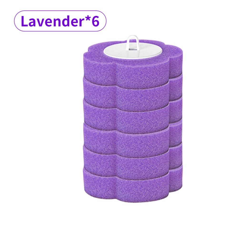 6Pcs Wall-mounted Disposable Toilet Brush Home Bathroom Cleaning Accessories