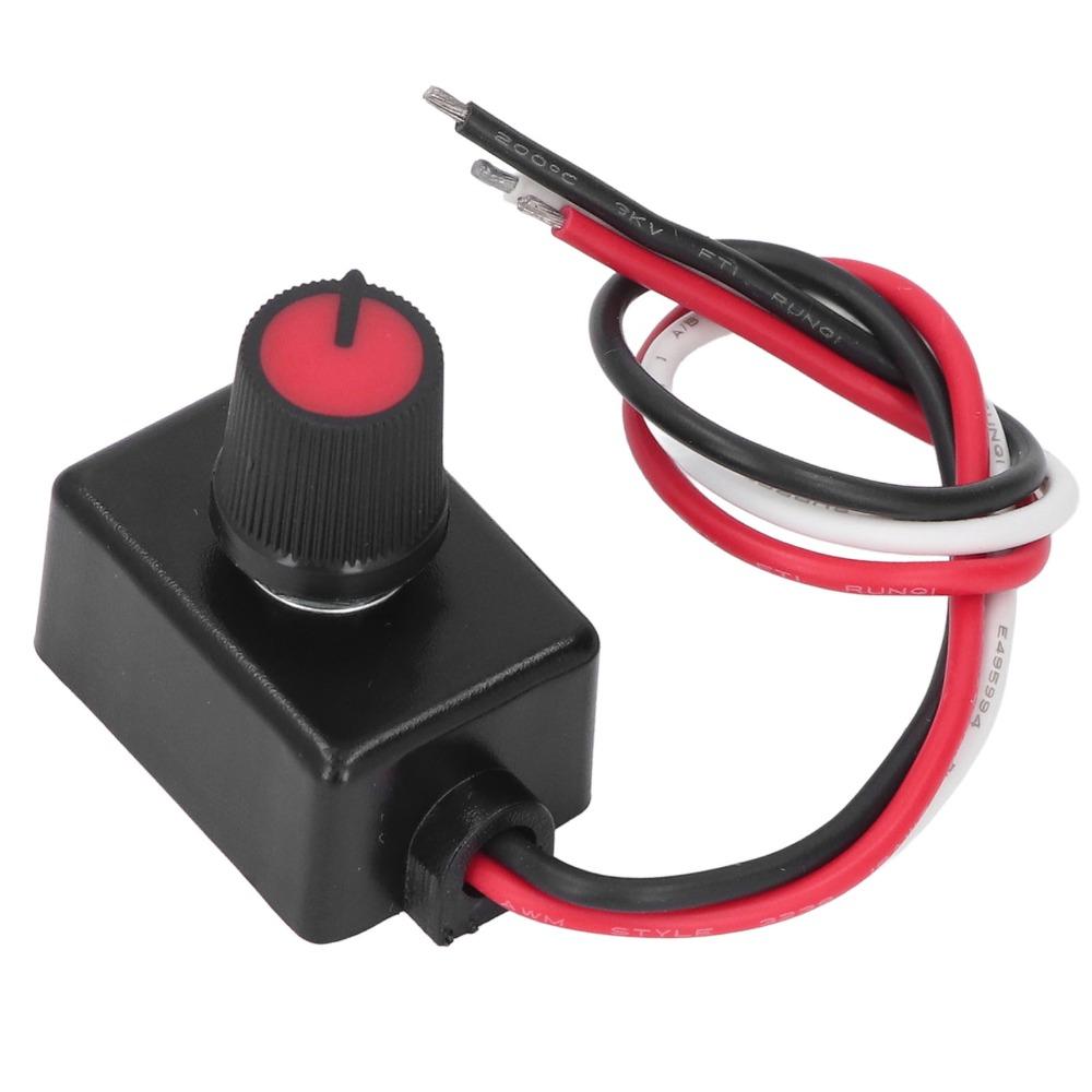 12-24V DC Dimmer Knob Controller ABS PWM Dimmer Easy Mini Controller Boat Interior