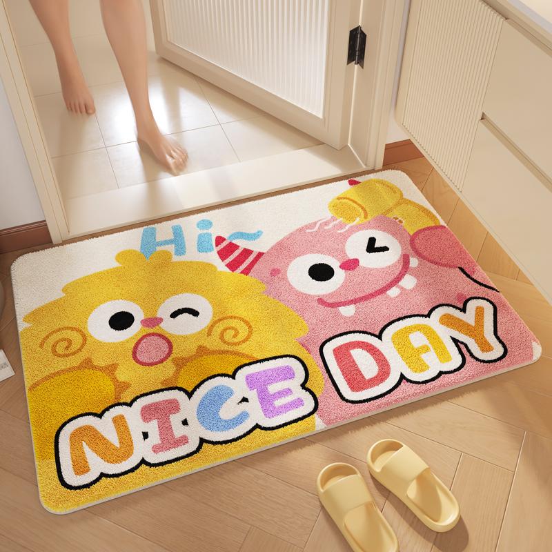 

Alfombrilla para puerta de baño,alfombrilla para el suelo del inodoro del hogar 40cm x 60cm