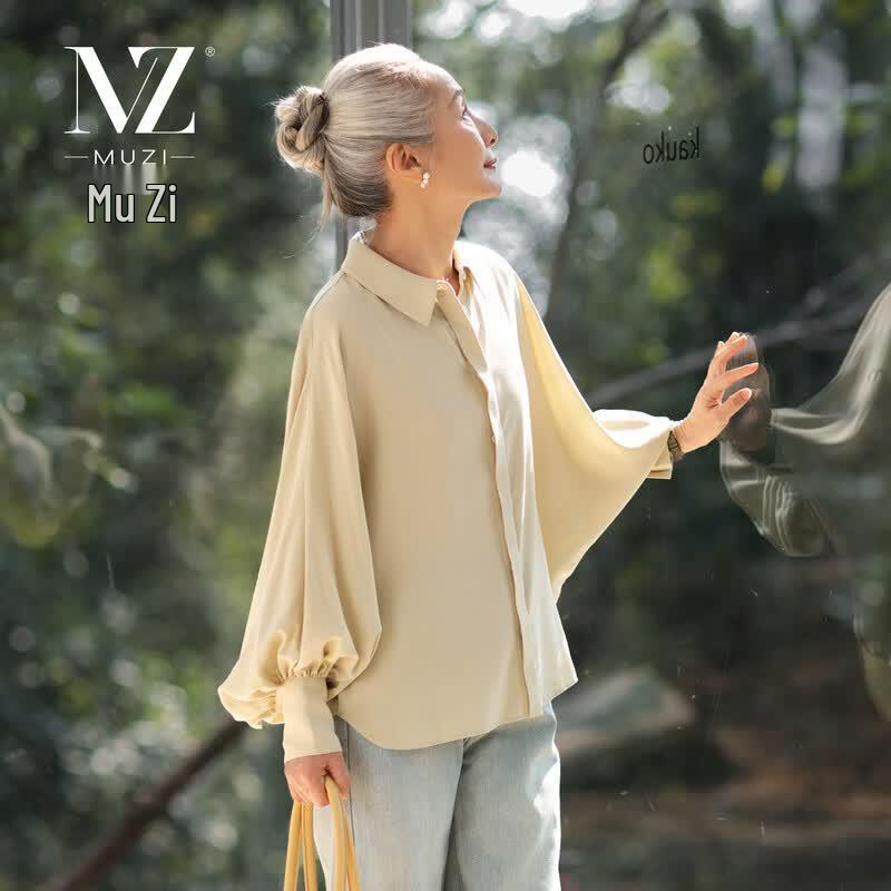 Women s Batwing Sleeve Blouse M