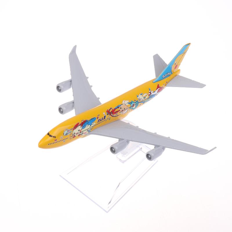 1 Set Aircraft Model Diecast Metal 1/400 Scale Planes 16Cm Ana Boeing B747 Plane Airplane Model Home Decoration