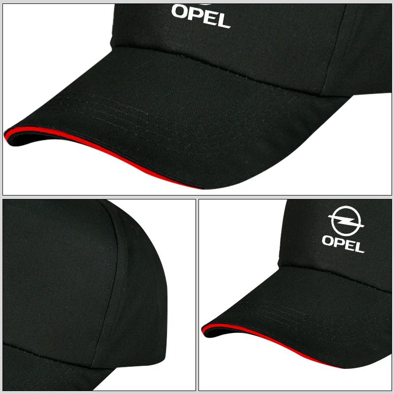 AAJD1 Car Baseball Cap Sun Hat Outdoor Sport Caps For Opel Astra Insignia Corsa Zafira Meriva Mokka Vivaro Vectra Antara Ampera