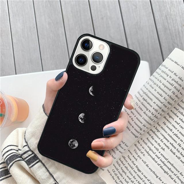 Sun Moon Stars Coque Shell For iPhone 17 Air 15 16 14 13 12 Pro Max 11 Pro Max Plus Phone Case Cover