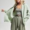 Spring Green Button Up Shirts Korean Fashion Women Cotton Long Sleeve Blouses Office Lady Blouse Summer Basic White Tops 26538
