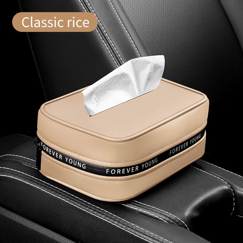Auto Armlehnenbox Taschentuchbox für Autoinnenraum Pappschachtel für einfache Gurte Servietten Papiertüten und Zubehör Dekoration
