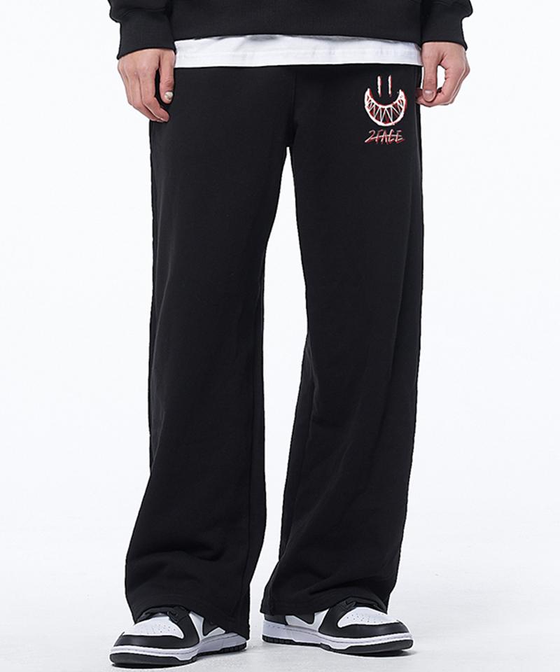 ARTISTWEAR [Atw X Twoface] Unhappy Wide Banding Pants_Bk