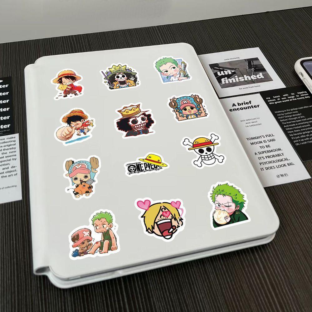 120 pieces of One Piece-themed cartoon anime peripheral stickers for mobile phone screen decoration - waterproof decals