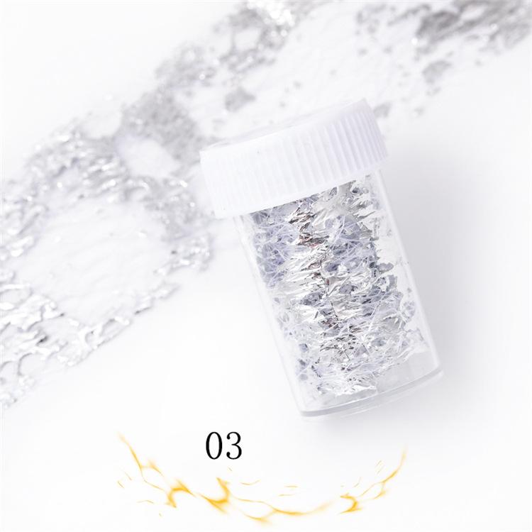 1 Stück 3D Netz Nageltattoo Gold Silber Netzlinienband auf Nägeln Holo Klebe Seidenfolie Nagelkunst Dekorationen Nagellack Aufkleber 4*50cm