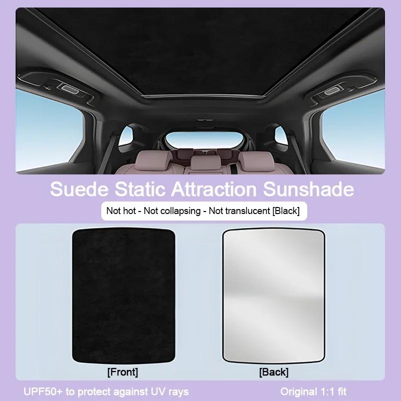 For AITO M5 Seres 5 2022~2025 2024 2023 Skylight Sunshade Sunroof Electrostatic Adsorption Visors Sun Protection Car Accessories