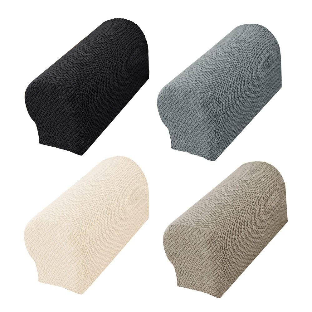 1Pair Stretch Sofa Armrest Cover Anti Slip Elastic Sofa Cover Jacquard Fabric Couch Arm Protector for Home Furniture Decor