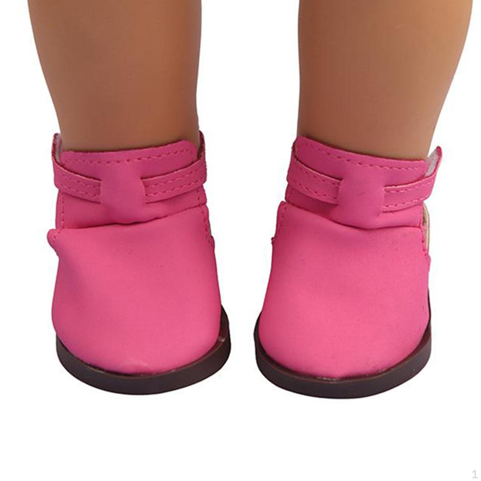 

Boots Fit Most 18 Doll - Shoes Short рожевий