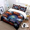 Spooky pumpkins enchantingly glowing Bedding sets Duvet cover sets Duvet covers Pillowcases(1*Duvet Cover 2*Pillowcases without duvet insert)