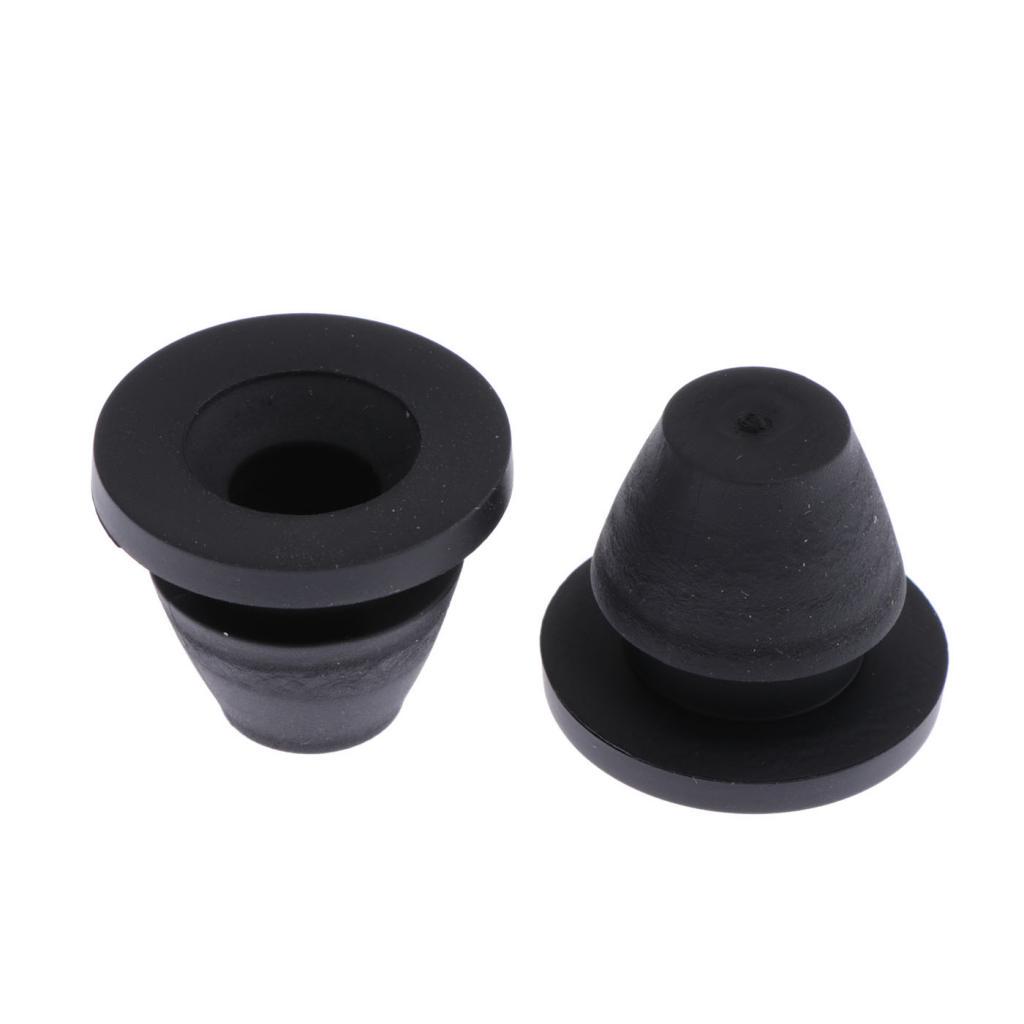 6 Pieces Motorcycle Side Cover Rubber Grommets Gasket Fairings for Touring
