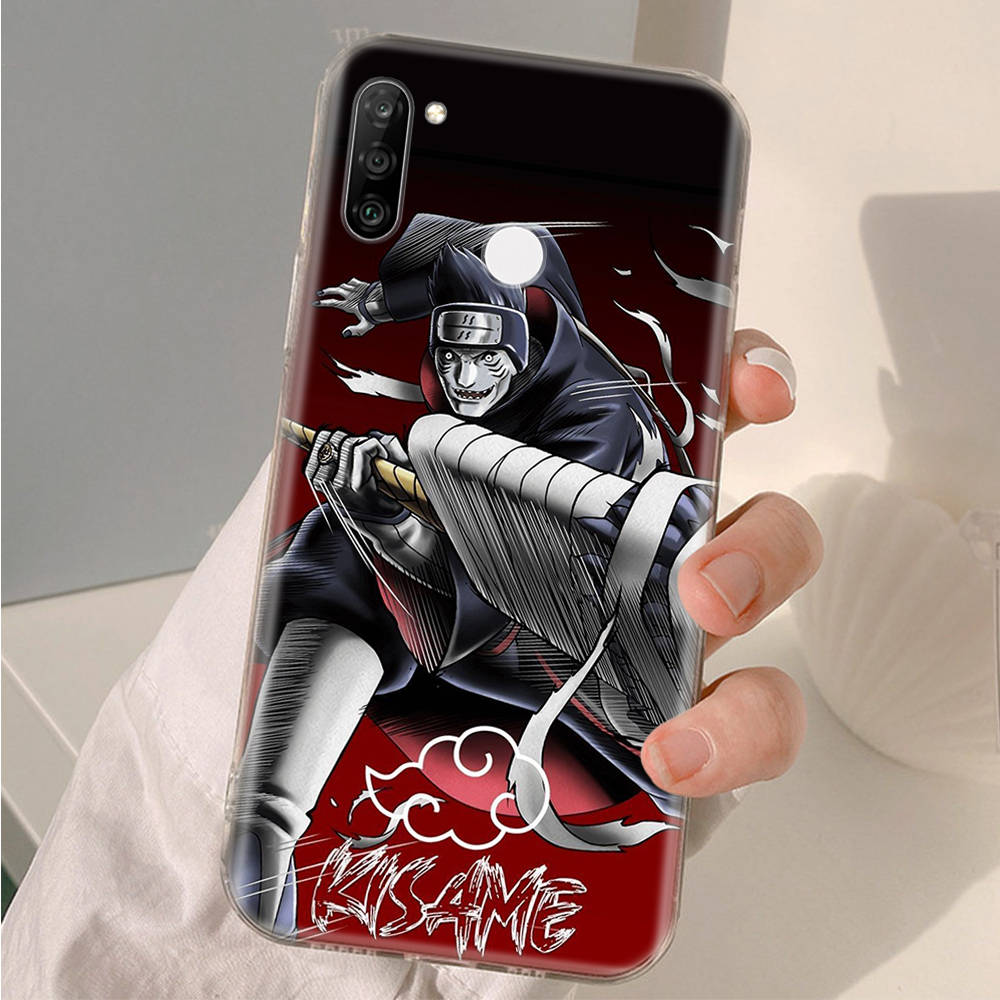 AD77 Naruto Akatsuki Clear Case for Samsung A04 A14 A23 A34 A54 M23 M33 M52 M53 Realme 10 9 C30S C35 C55 VIVO Y02 Y21 Y33S Y51 X80 V25 Cover