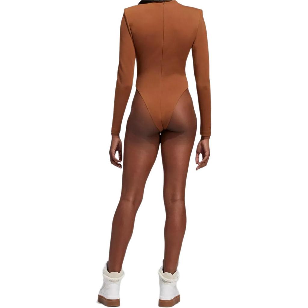 Adidas Ivy Park 3 Stripes Bodysuit Wild Brown H19012