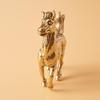 Brass Horse Figurine Sculpture, Animal Statue, Miniature Bronze Statue, Pure Copper Desktop Decoration