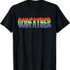 LGBT Pride Rainbow Daddy Godfather Matching Family T-Shirt