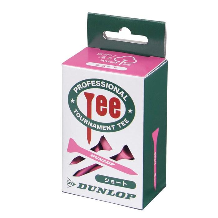 DUNLOP Golf Tee DUNLOP Wood Tee Long Pink GGF-05508