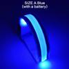 Outdoor Sports Night Running Armband - USB Rechargeable LED Light Reflective Safety Wristband for Cycling and Running