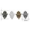 20pcs/lot Antique Bronze Plated Charms Hamsa Palm Protection Pendant for Bracelet Necklace Handmade Jewelry 21x15mm
